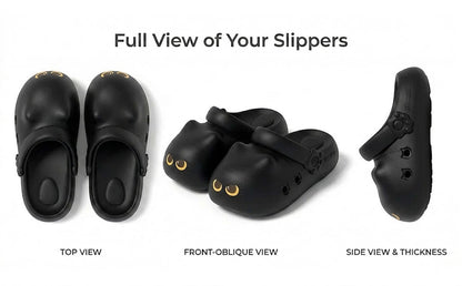 Cat Paw Print Slippers
