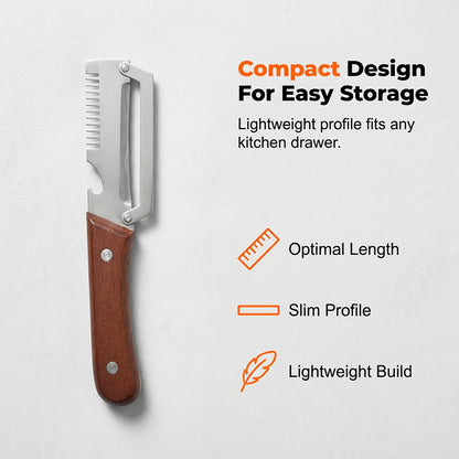 🎉BUY 1 GET 1 FREE🎁3-in-1 Scallion Shredder & Peeler Kitchen Tool